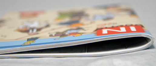 The problem at hand: some books just don't fold well.